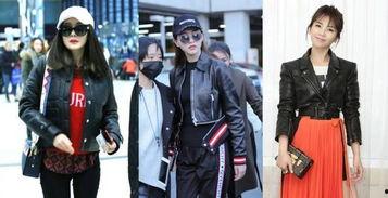 明星皮衣测评,时尚保暖两不误