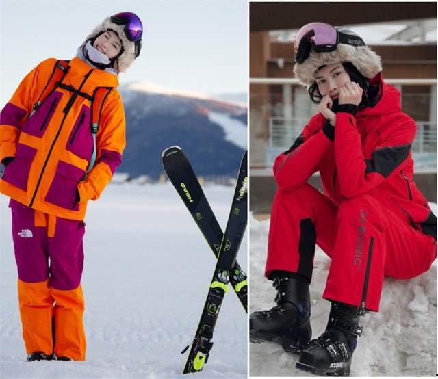 综艺 女明星 滑雪,冰上舞者演绎冬日魅力